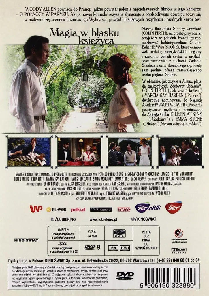 Magia w blasku księżyca, DVD - Filmy