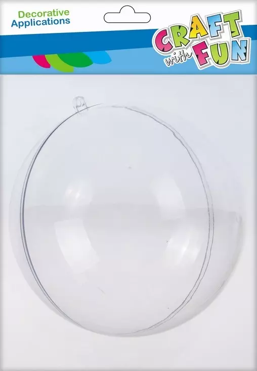 Plastikowa bombka do dekoracji (6 cm) - Papiernicze
