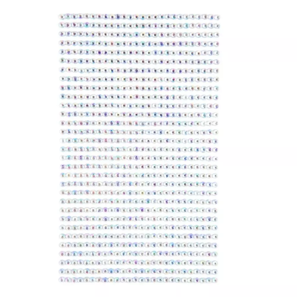 Kryształki samoprzylepne opalescent 3mm 806szt - Papiernicze i szkolne