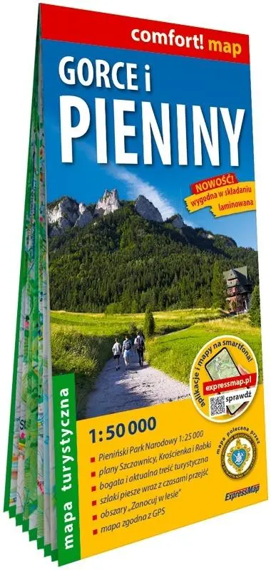 Comfort! map Gorce i Pieniny 1:50 000 mapa - Książki
