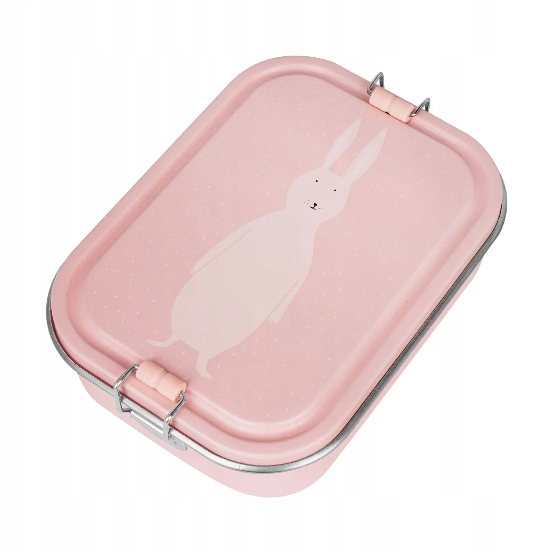 Duży stalowy lunch box - Królik Trixie Baby - Papiernicze i szkolne