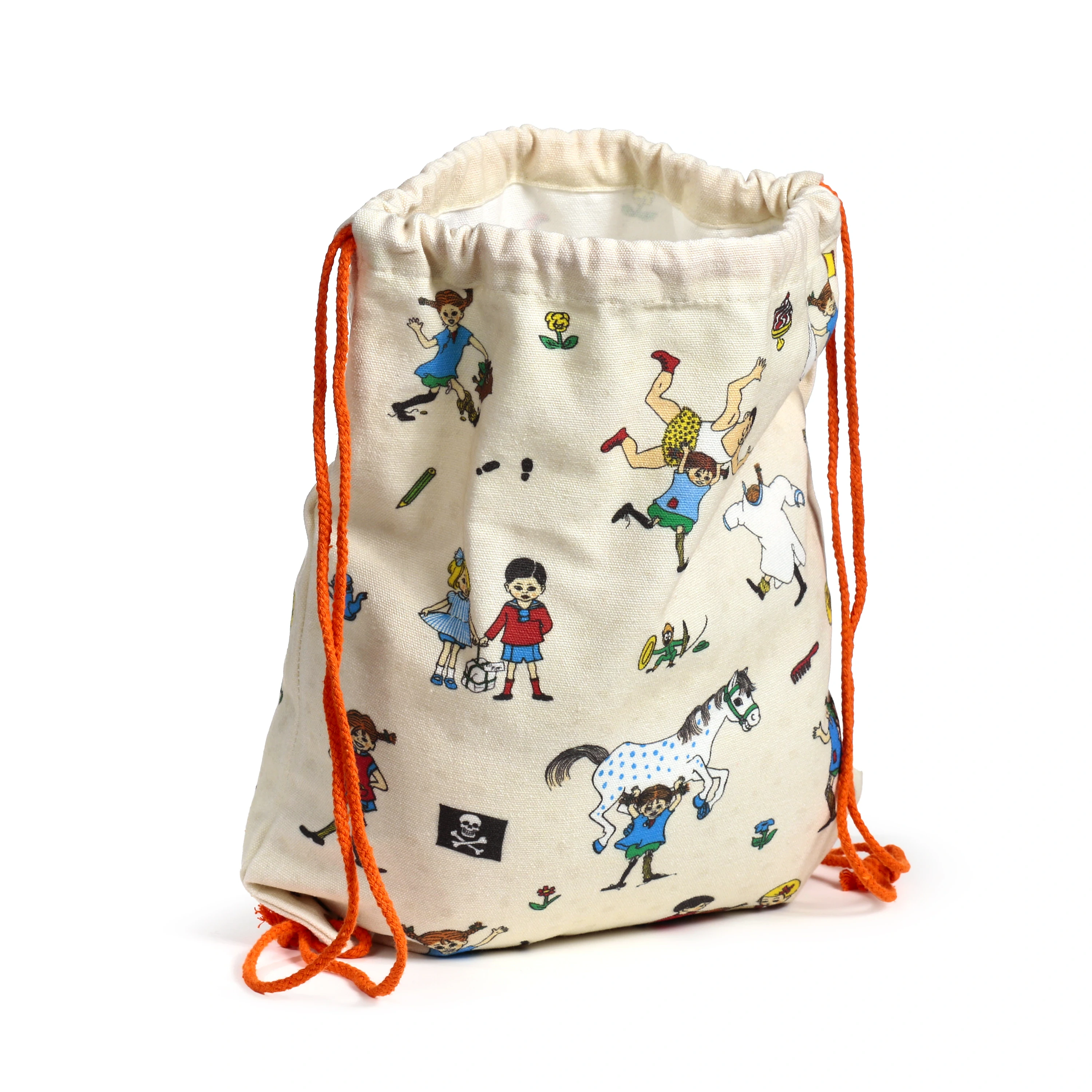 Worek płócienny ze sznurkiem -Pippi - Papiernicze i szkolne