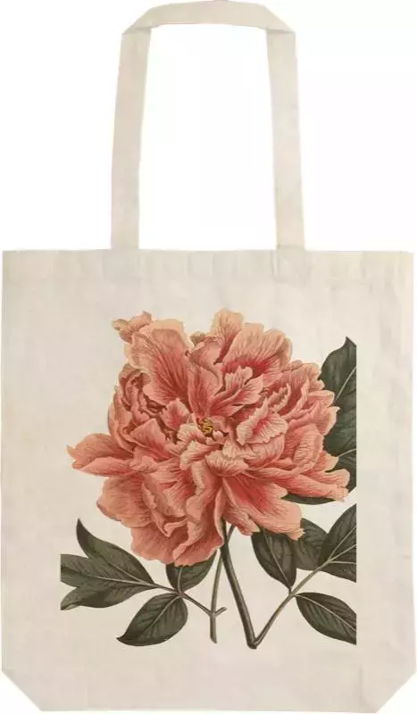 Torba bawełniana na ramię, róża - Papiernicze i szkolne