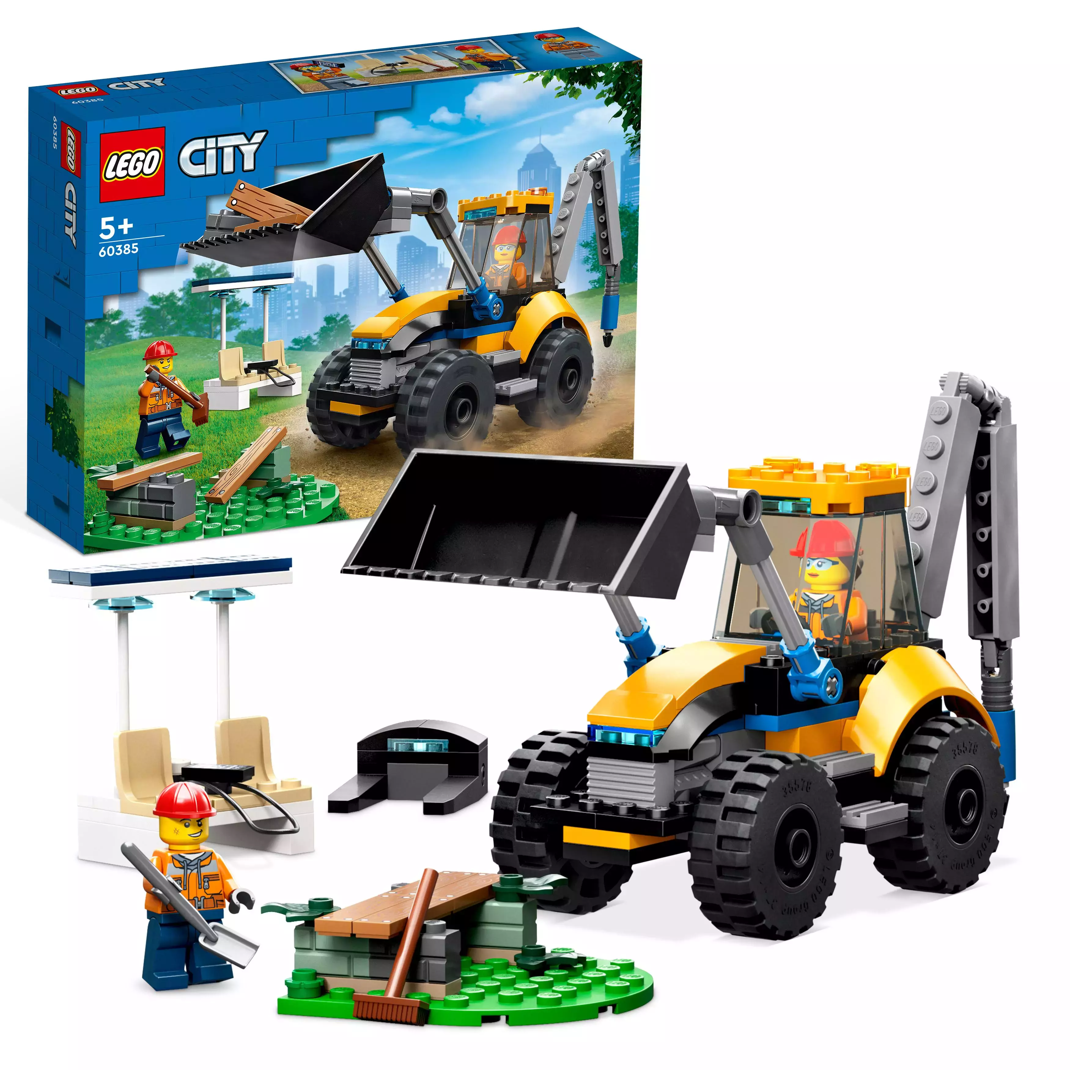 LEGO City Koparka 60385 - Zabawki