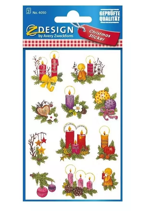 Naklejki błyszczące, stroiki świąteczne - Papiernicze i szkolne