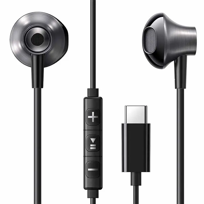 Słuchawki przewodowe UGREEN EP106 USB-C (czarne) - Elektronika i akcesoria