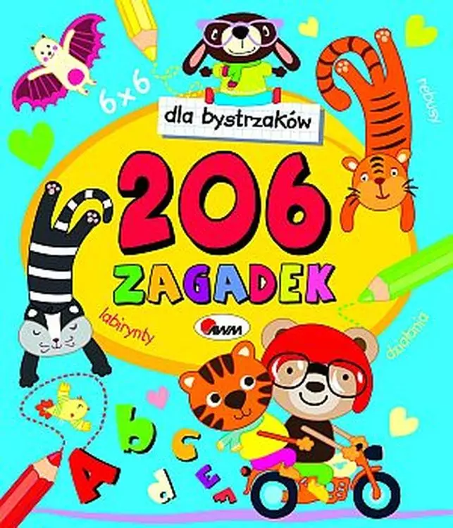 206 zagadek. Dla bystrzaków - Książki