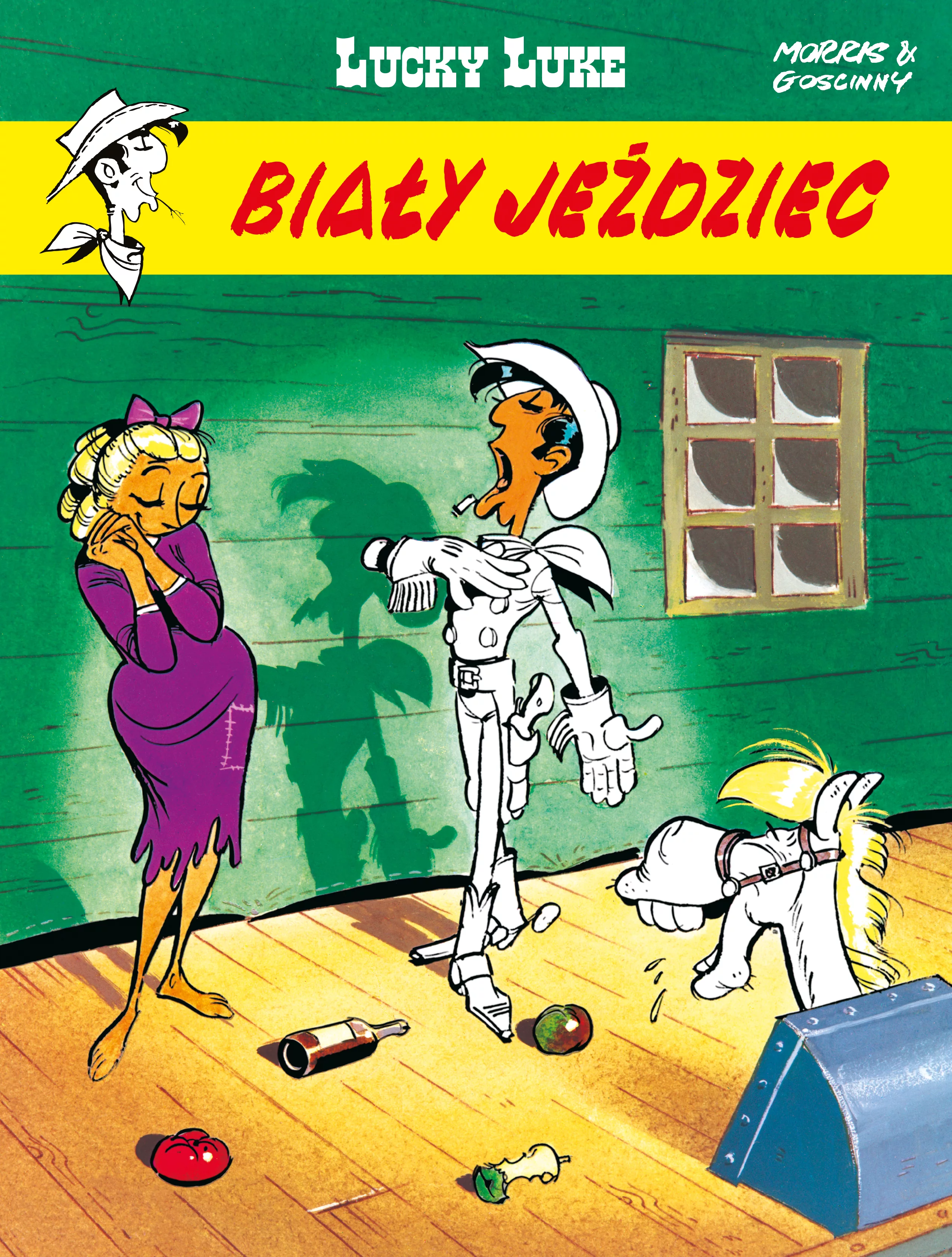 Lucky Luke. Tom 43. Biały jeździec - Książki