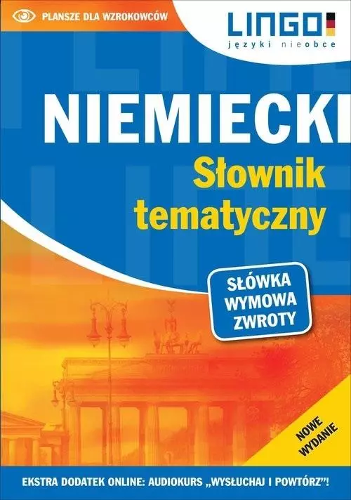 Niemiecki. Słownik tematyczny. Książka + CD - Książki