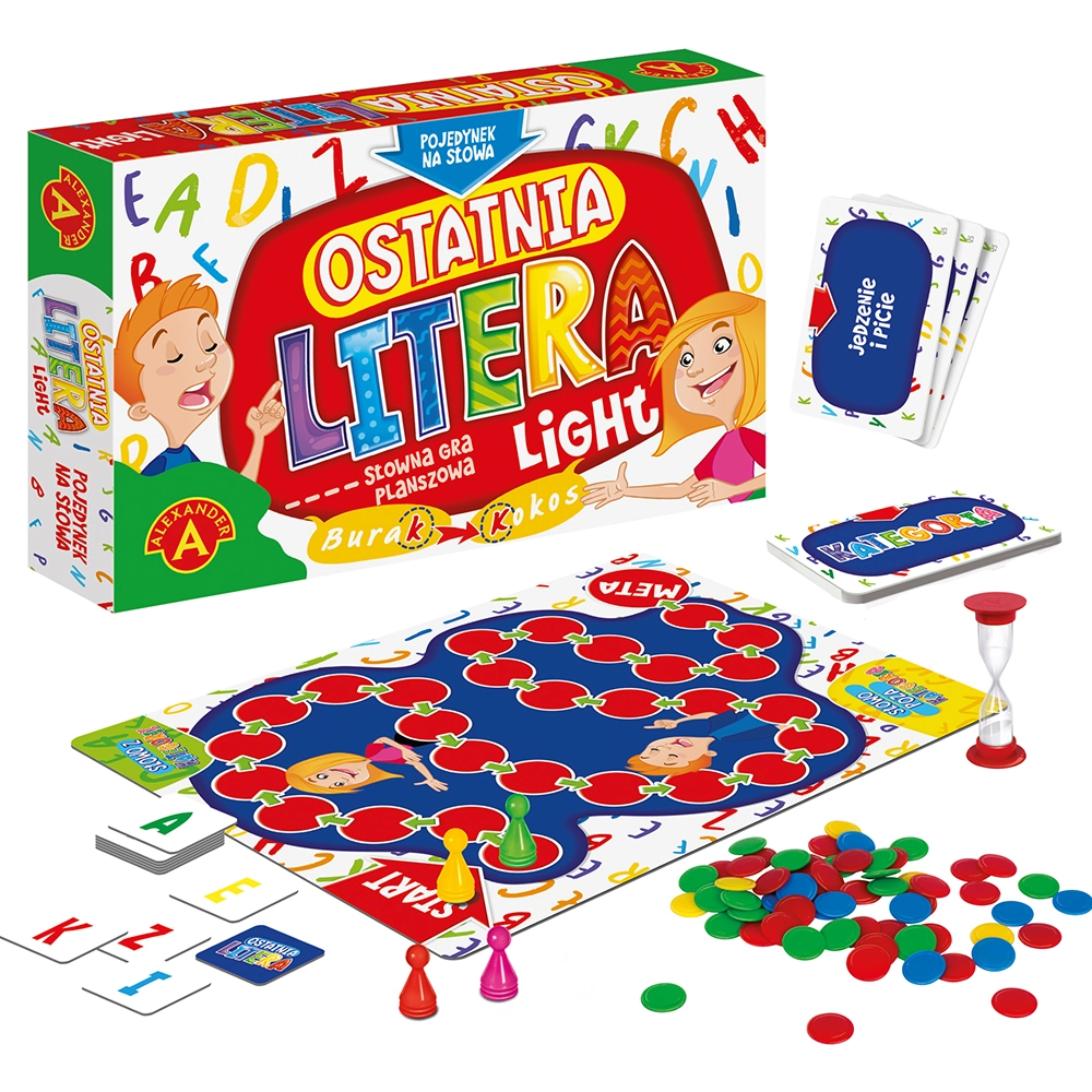 Gra planszowa. Ostatnia litera. Light - Gry