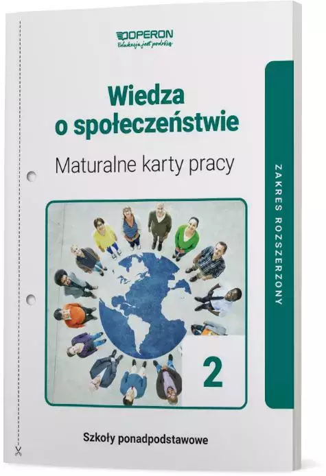 Wiedza o społeczeństwie 2. Maturalne karty pracy. Zakres rozszerzony - Książki
