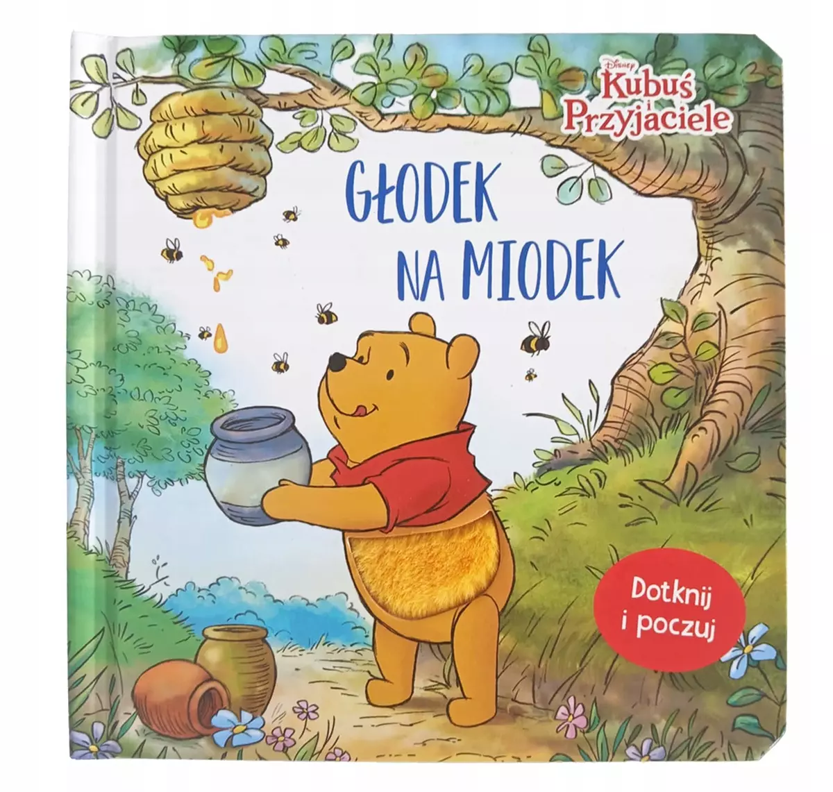 Głodek na miodek. Książeczka sensoryczna. Disney Kubuś i Przyjaciele - Książki