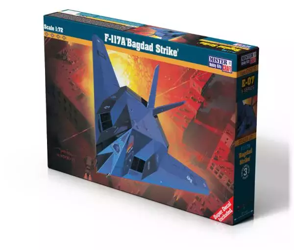 Samolot E07 F-117A 'Bagdad Strike', 1:72 - Zabawki