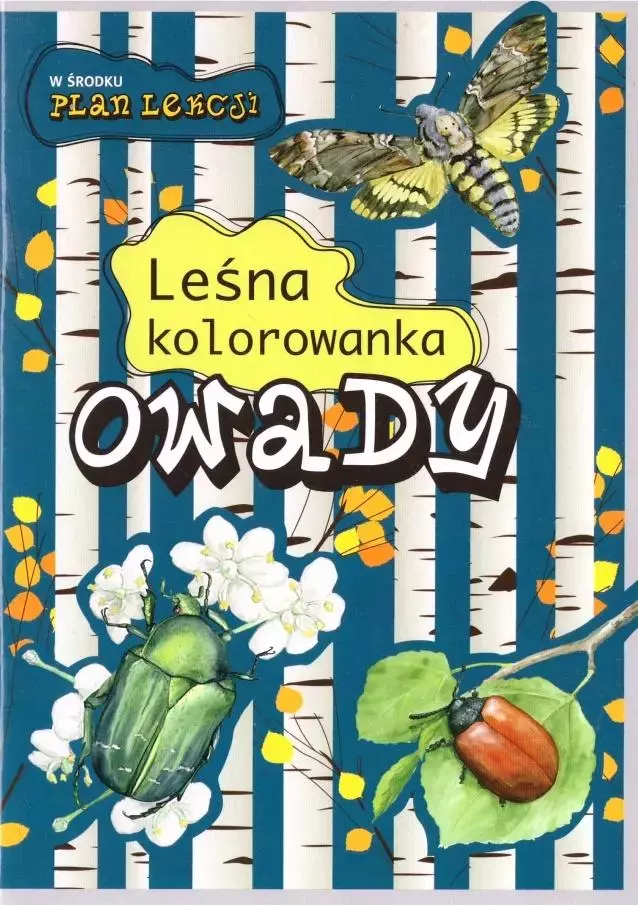 Leśna kolorowanka. Owady - Książki