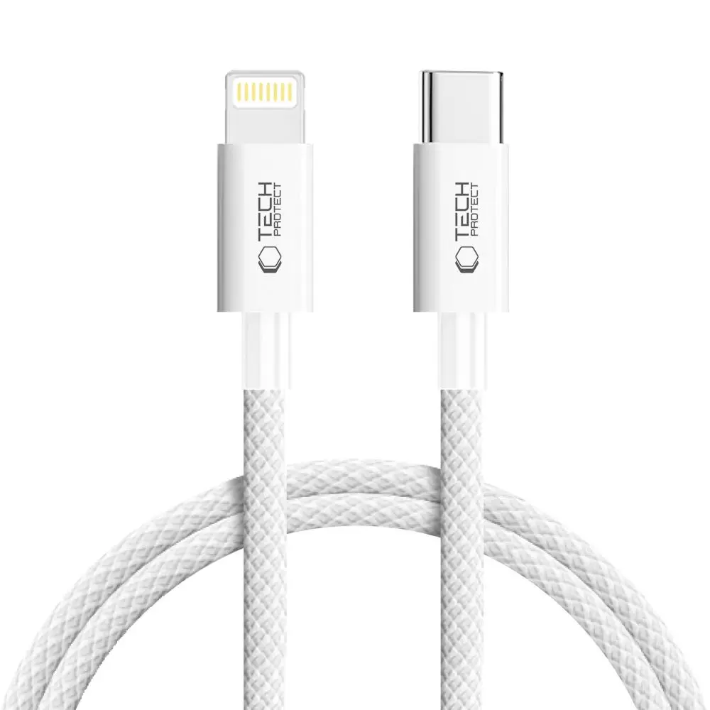 Tech-Protect Ultraboost Lite Lightning Cable Pd 27W / 3A 100CM Cool Grey - Elektronika i akcesoria