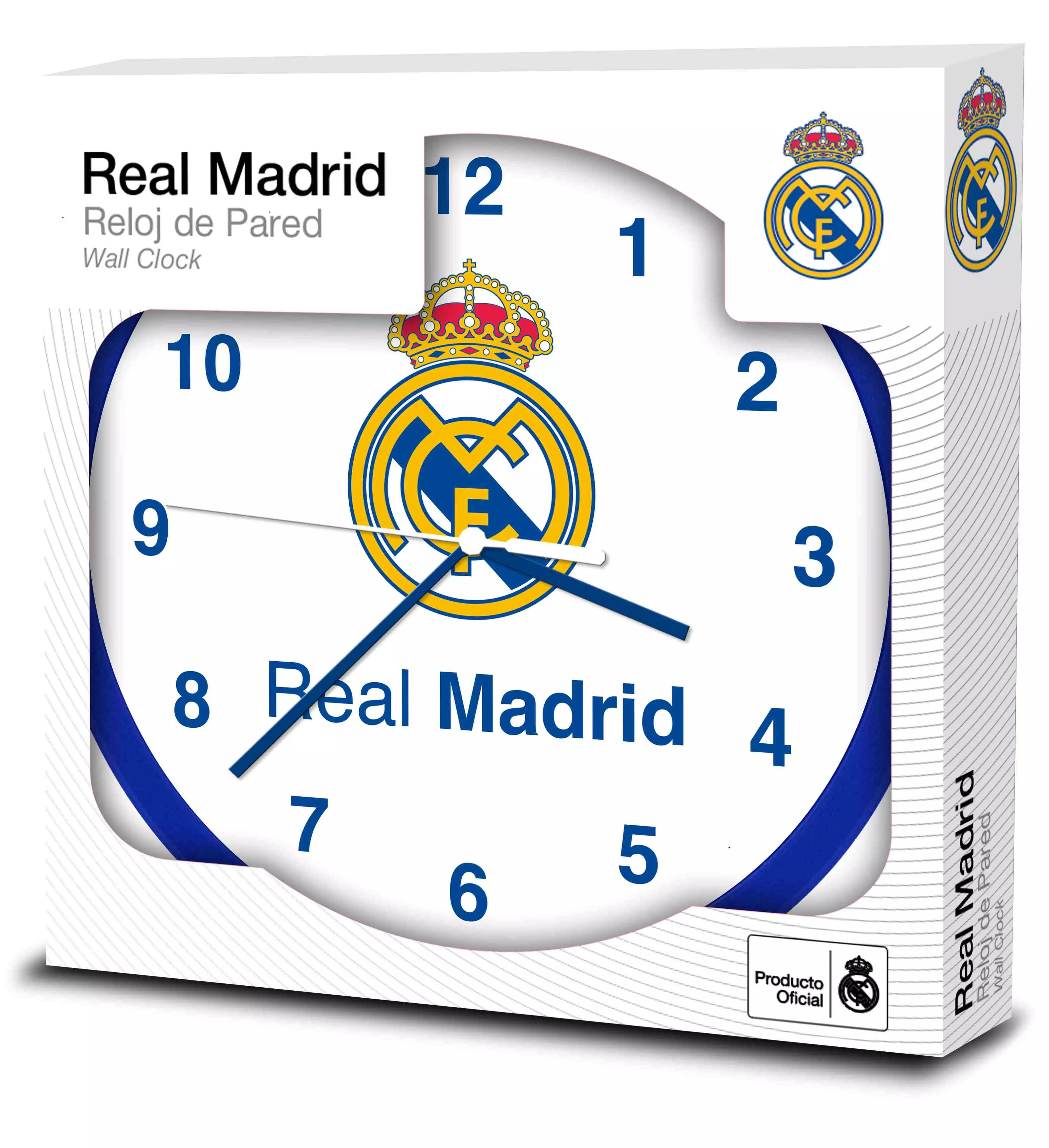 Zegar ścienny Real Madryt 25cm. RM00001 - Zabawki