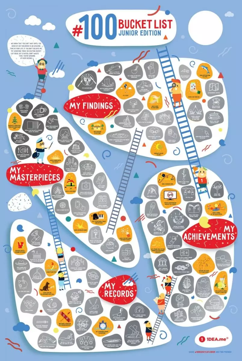 Mapa zdrapka - #100 Junior Life Edition - Książki
