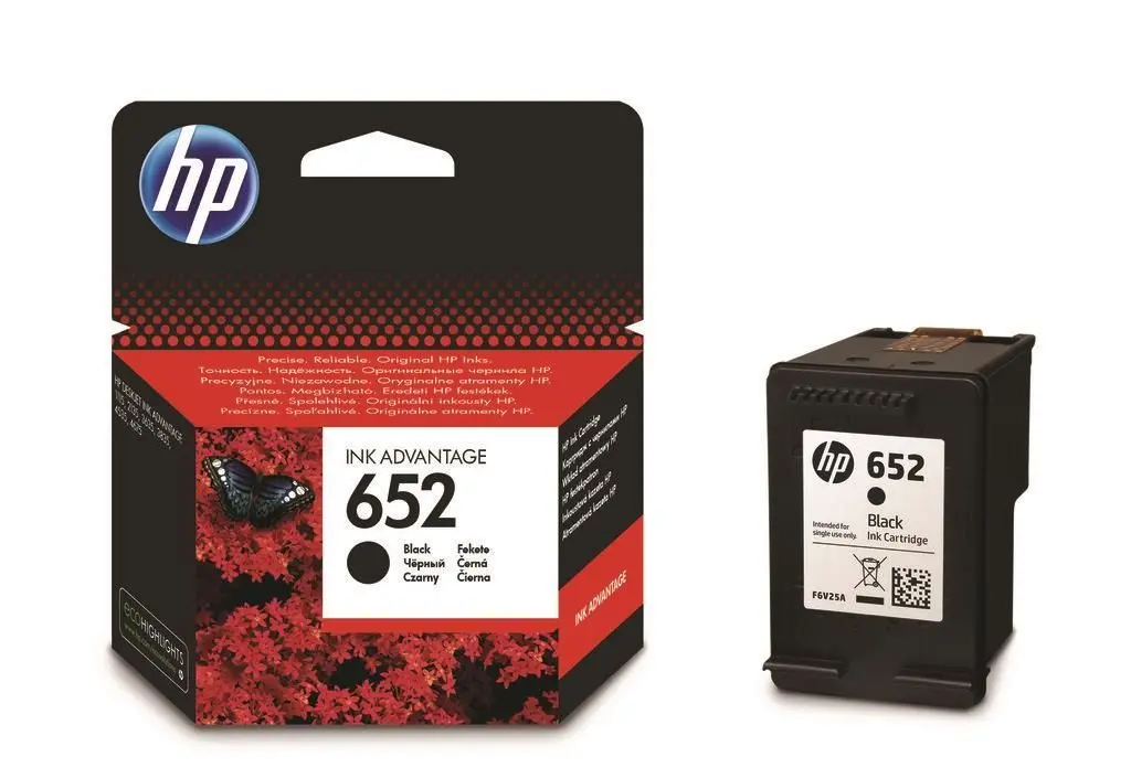 Tusz (cartridge) oryginalny DeskJet Ink Advantage HP 652 czarny Hp (F6V25AE) - Papiernicze i szkolne