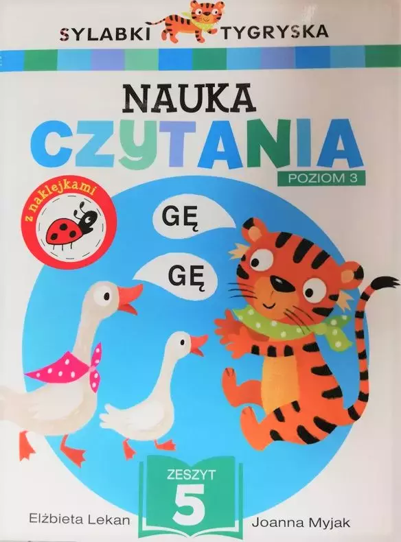 Sylabki Tygryska. Nauka czytania. Poziom 3. Zeszyt 5 - Książki