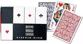 Piatnik, karty, zestaw dwutaliowy, Wiedeńskie - Gry