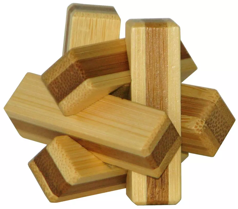Łamigłówka 3D Bamboo Firewood poziom 2/4 - Gry