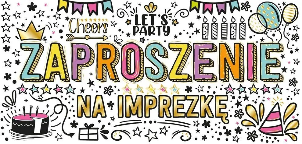 Zaproszenie Graffiti - Impreza
