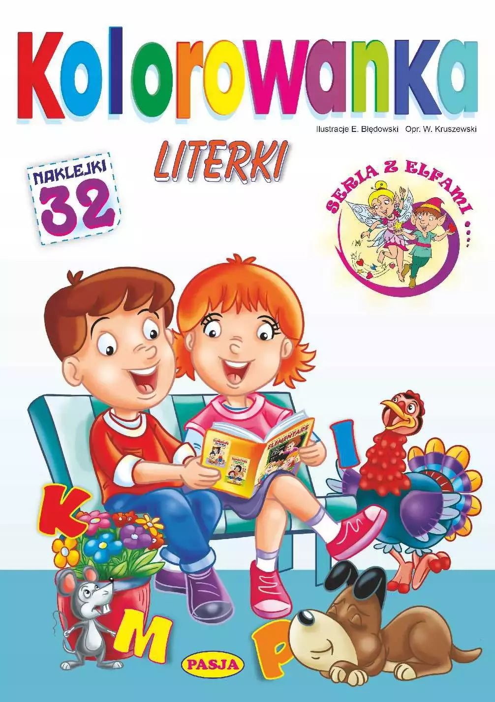 Literki. Kolorowanka - Książki