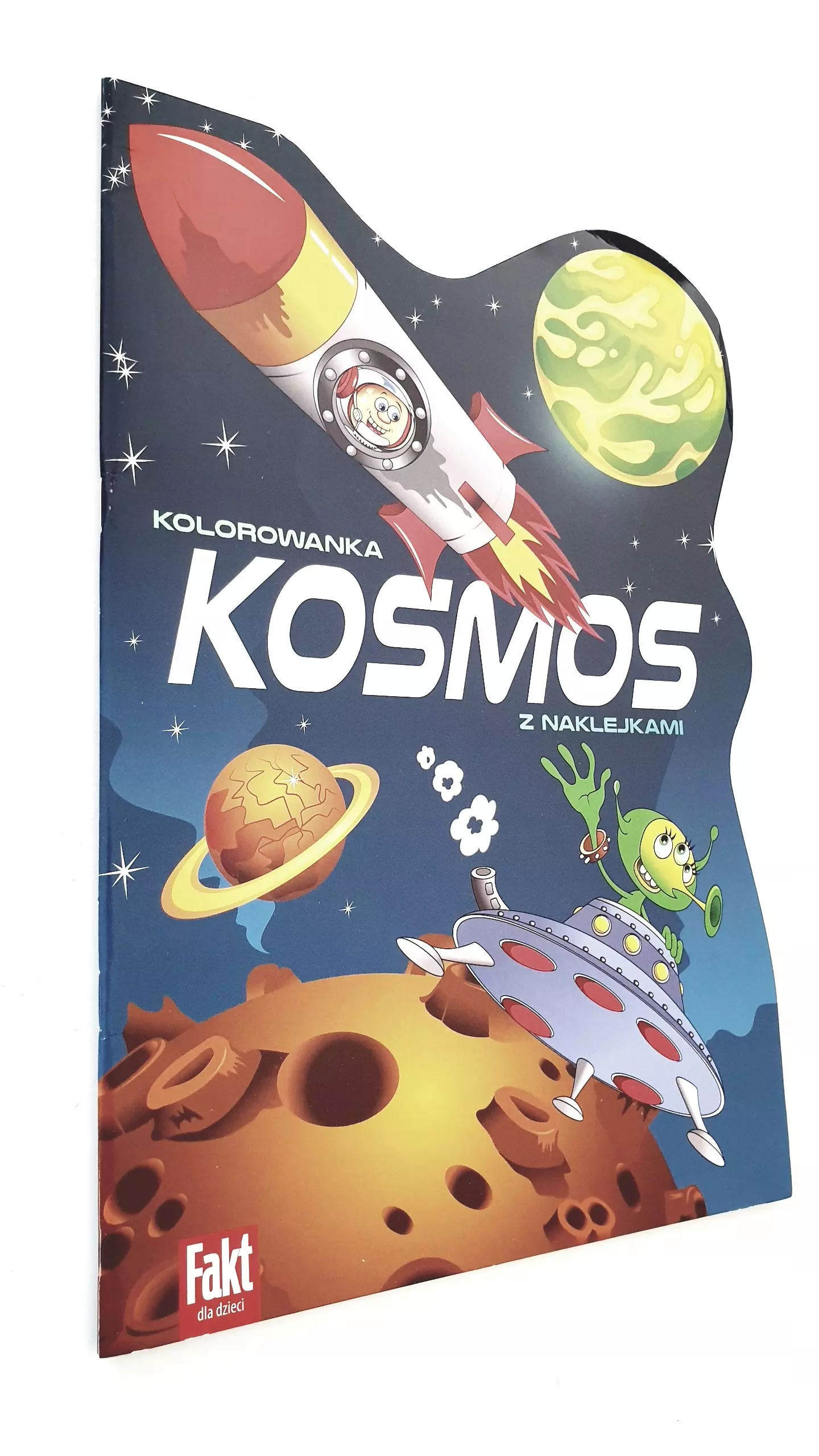 Kolorowanka Kosmos z naklejkami - Książki
