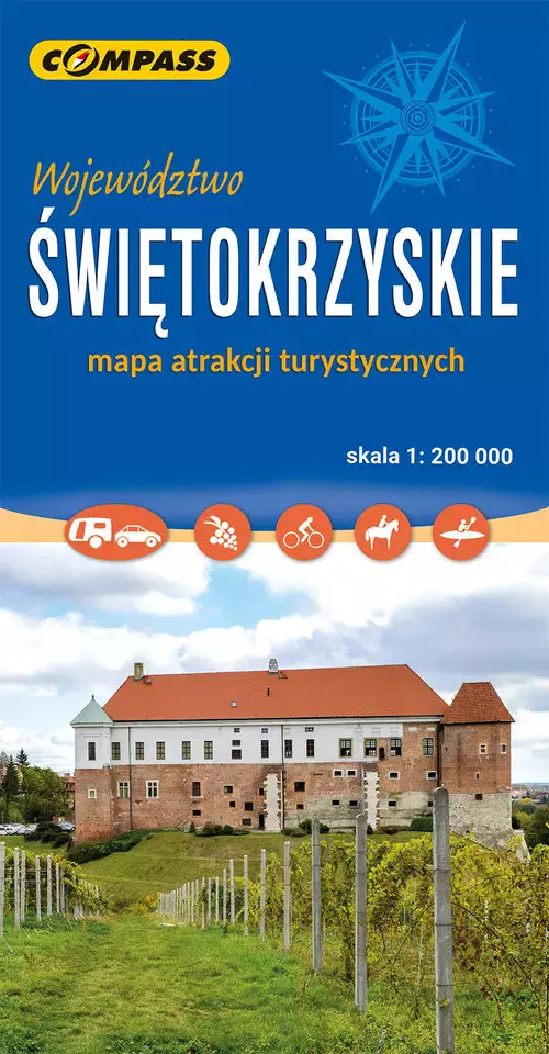 Świętokrzyskie mapa atrakcji turystycznych - Książki