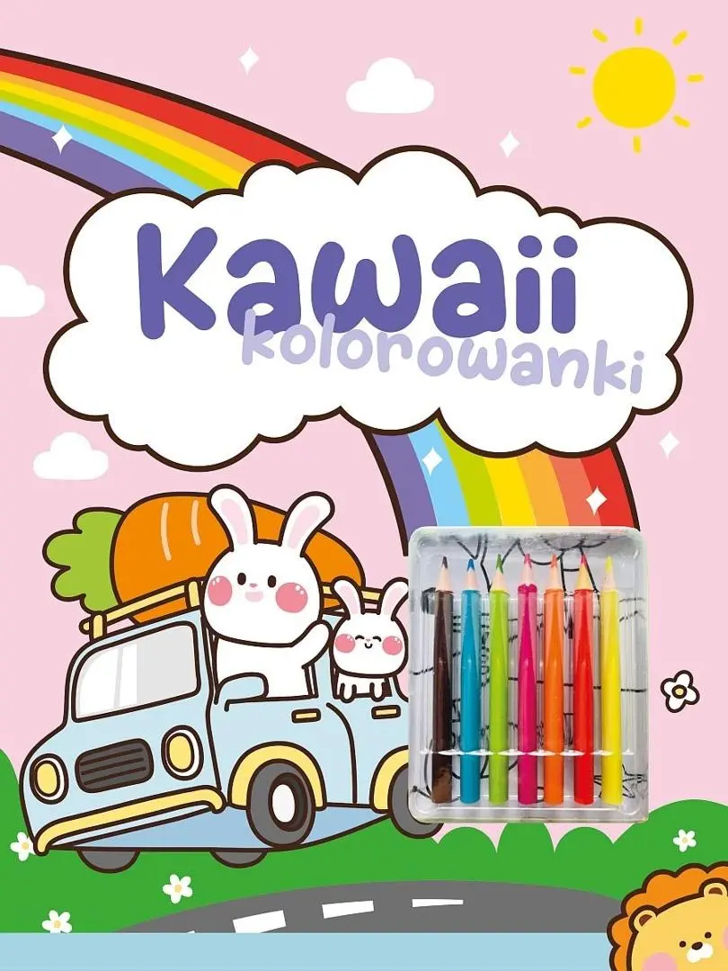 Kawaii kolorowanki różowa - Książki