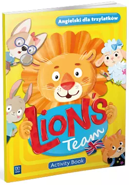 Lion's Team. Język angielski dla trzylatków. Karty pracy - Książki