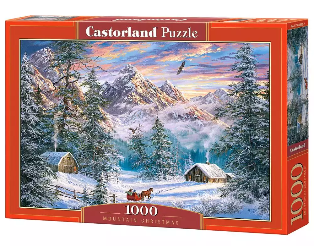Puzzle 1000 elementów. Mountain Christmas - Puzzle