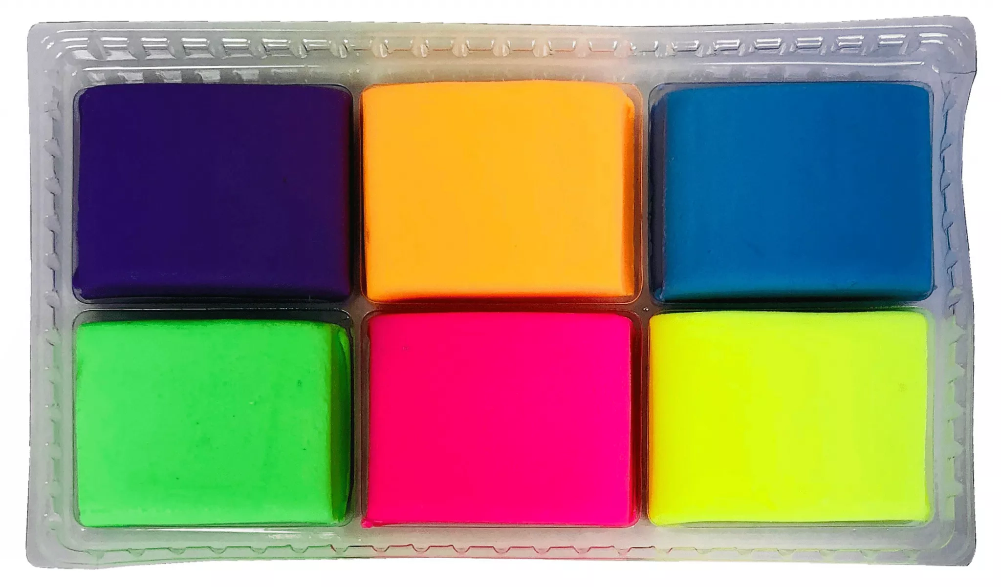 Modelina fluorescencyjna, 6 kolorów - Papiernicze i szkolne
