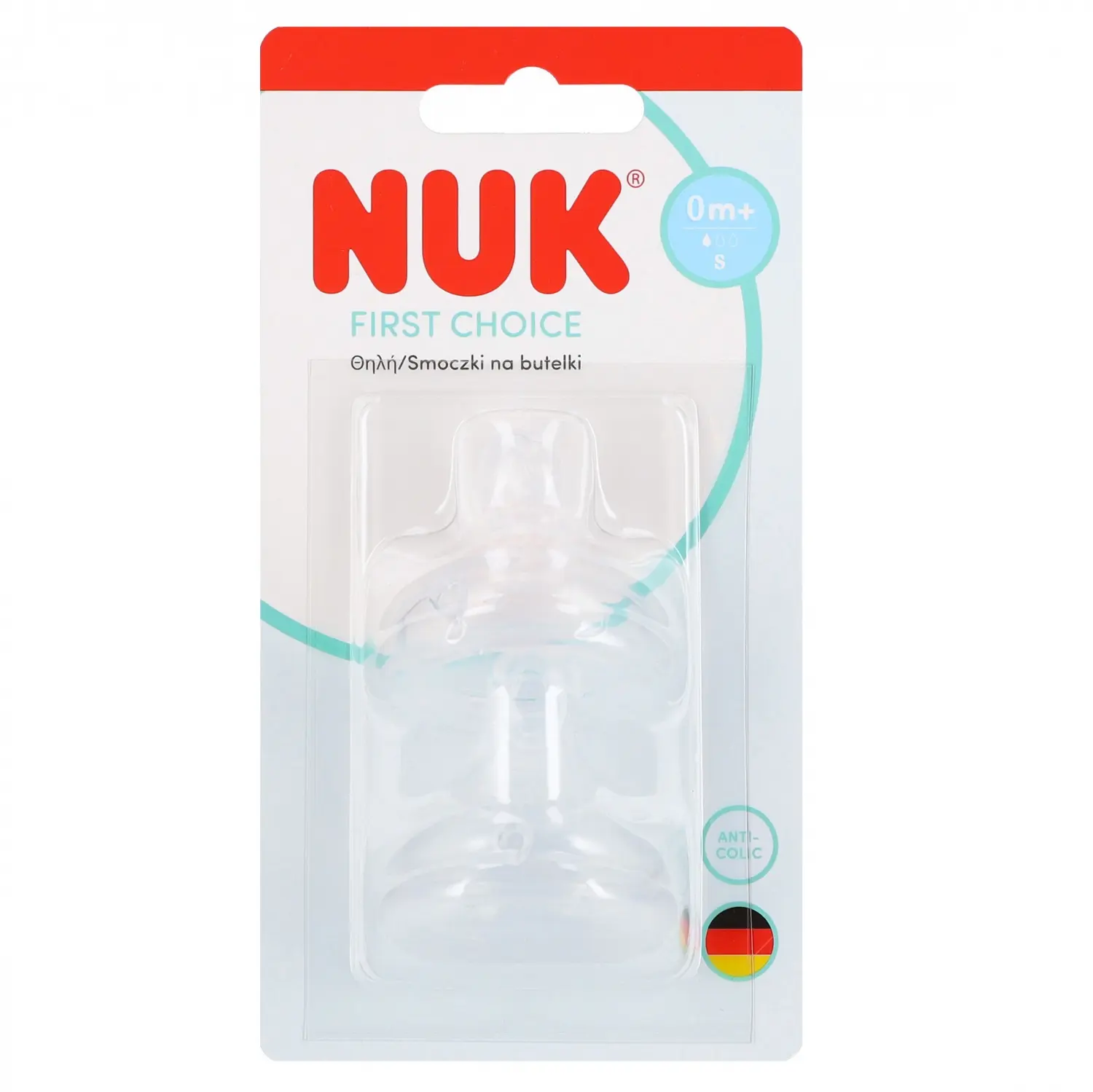 Nuk Smoczek Do Butelki Silikonowy S Op.2 szt. 10124039 - Mama i dziecko
