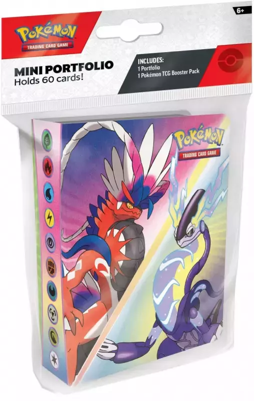 Karty Scarlet & Violet - Mini Portfolio na 60 kart + booster - Gry