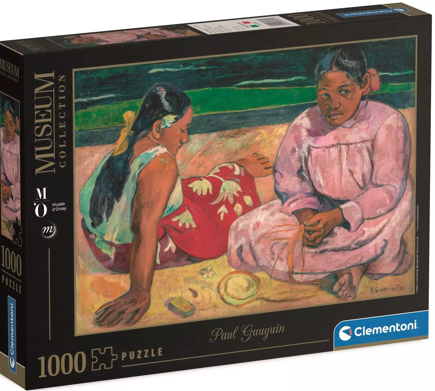 Puzzle 1000 elementów. Museum. Tahitańskie kobiety na plaży - Puzzle
