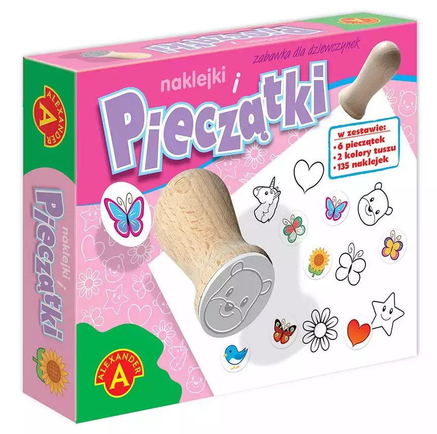Pieczątki i naklejki dla dziewczynek - Zabawki