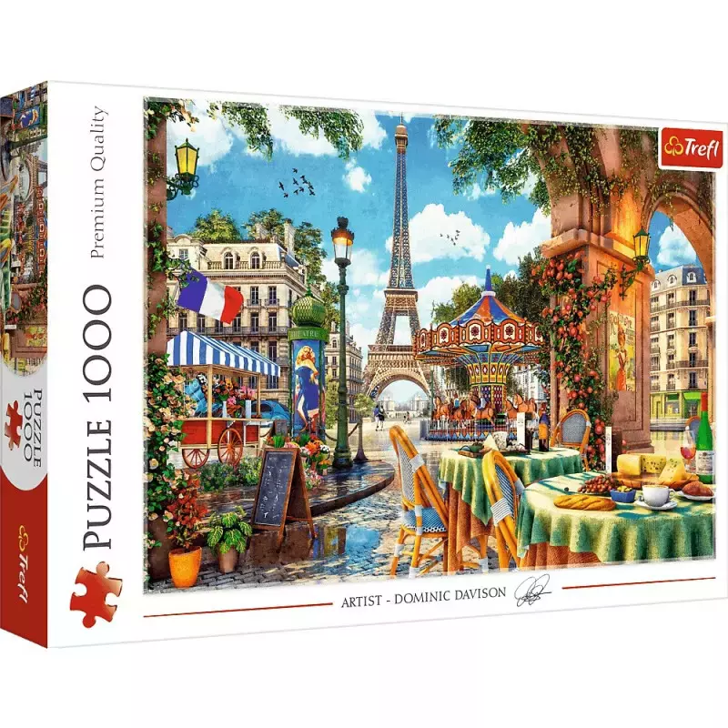 Puzzle 1000 elementów. Paryski poranek - Puzzle