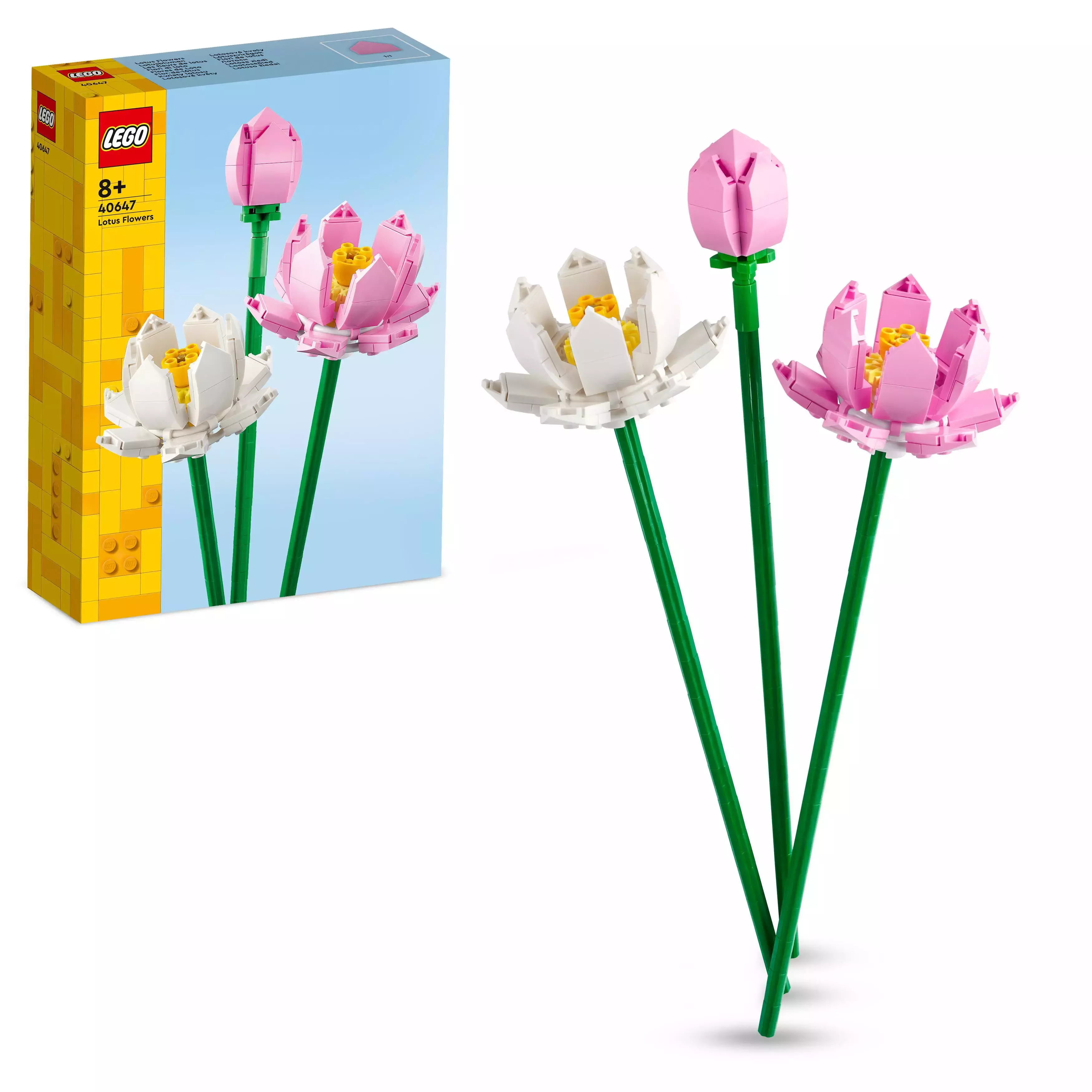 LEGO Flowers Kwiaty lotosu 40647 - Zabawki