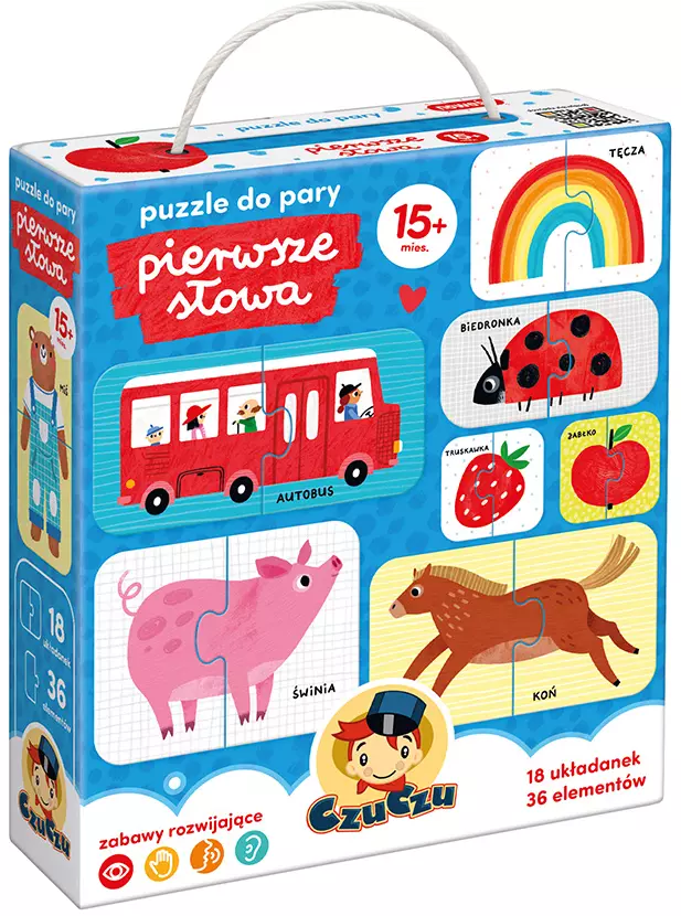 Puzzle CzuCzu do pary. Pierwsze słowa - Zabawki