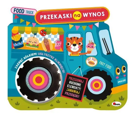 Food track. Przekąski na wynos. Z ruchomym kółkiem - Książki