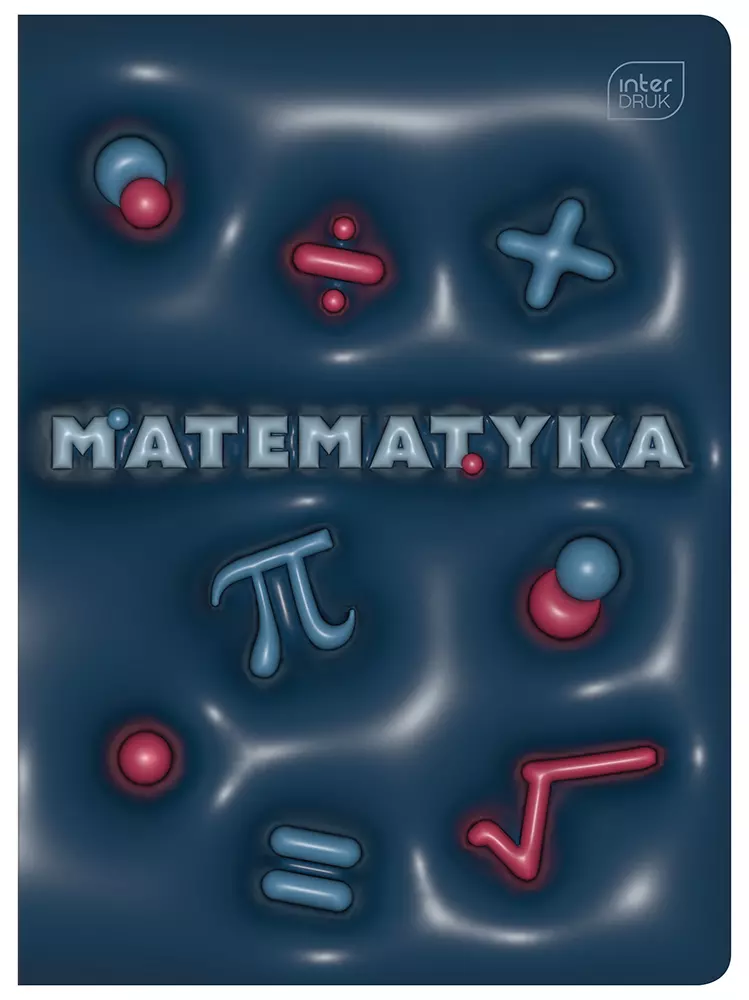 Zeszyt A5 60 kartek Kratka Matematyka 70g Hybrid Interdruk - Papiernicze i szkolne