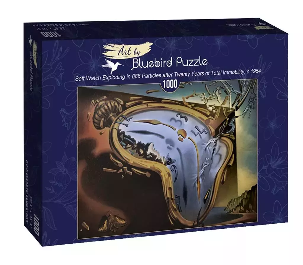 Puzzle 1000 elementów. Salvador Dali, Miękki zegarek, 1954 - Puzzle