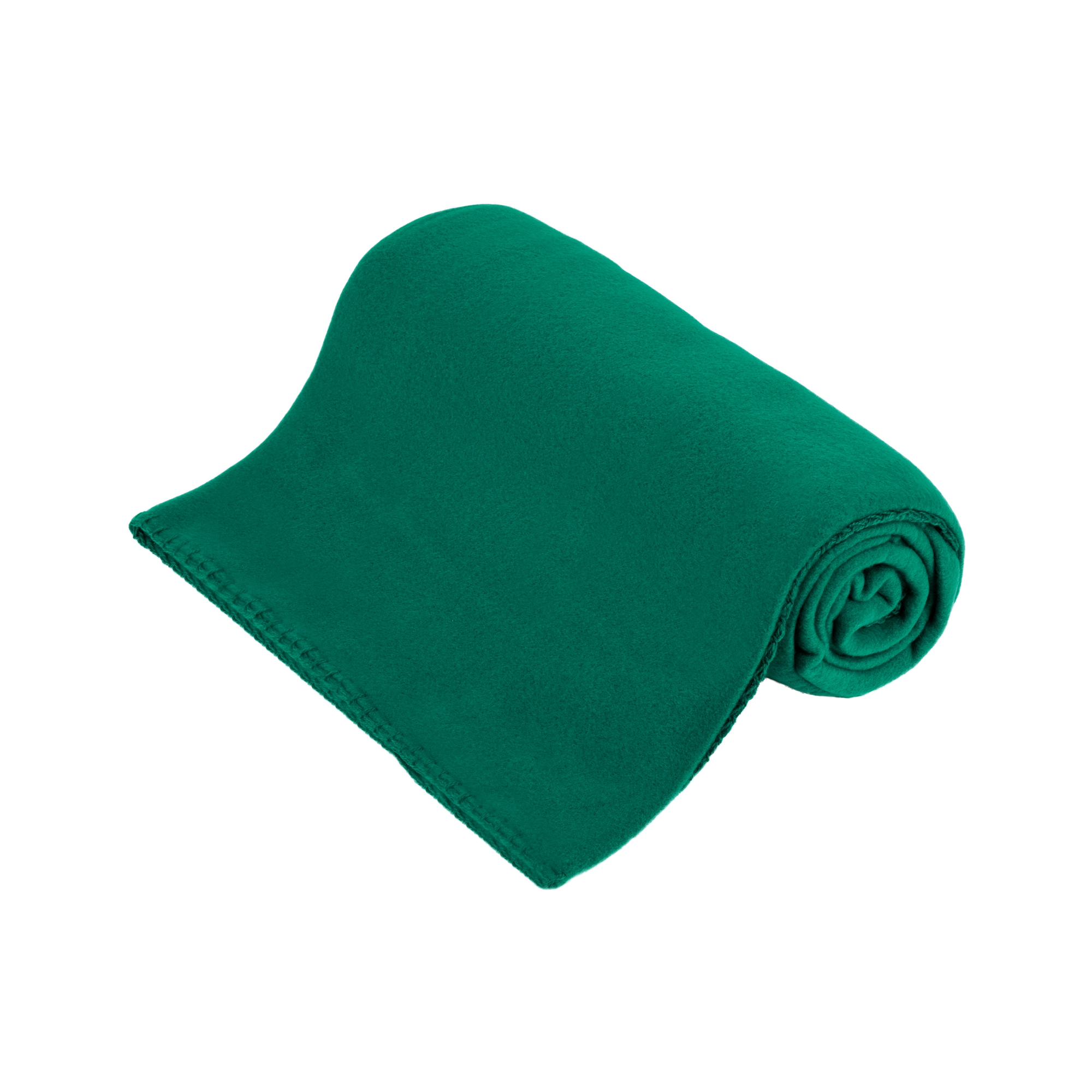 Koc polarowy 130x150 cm TEESA - zielony - Mama i dziecko