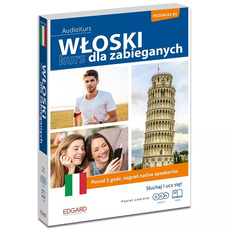 Włoski. Kurs dla zabieganych. Poziom A2-B1 - Książki