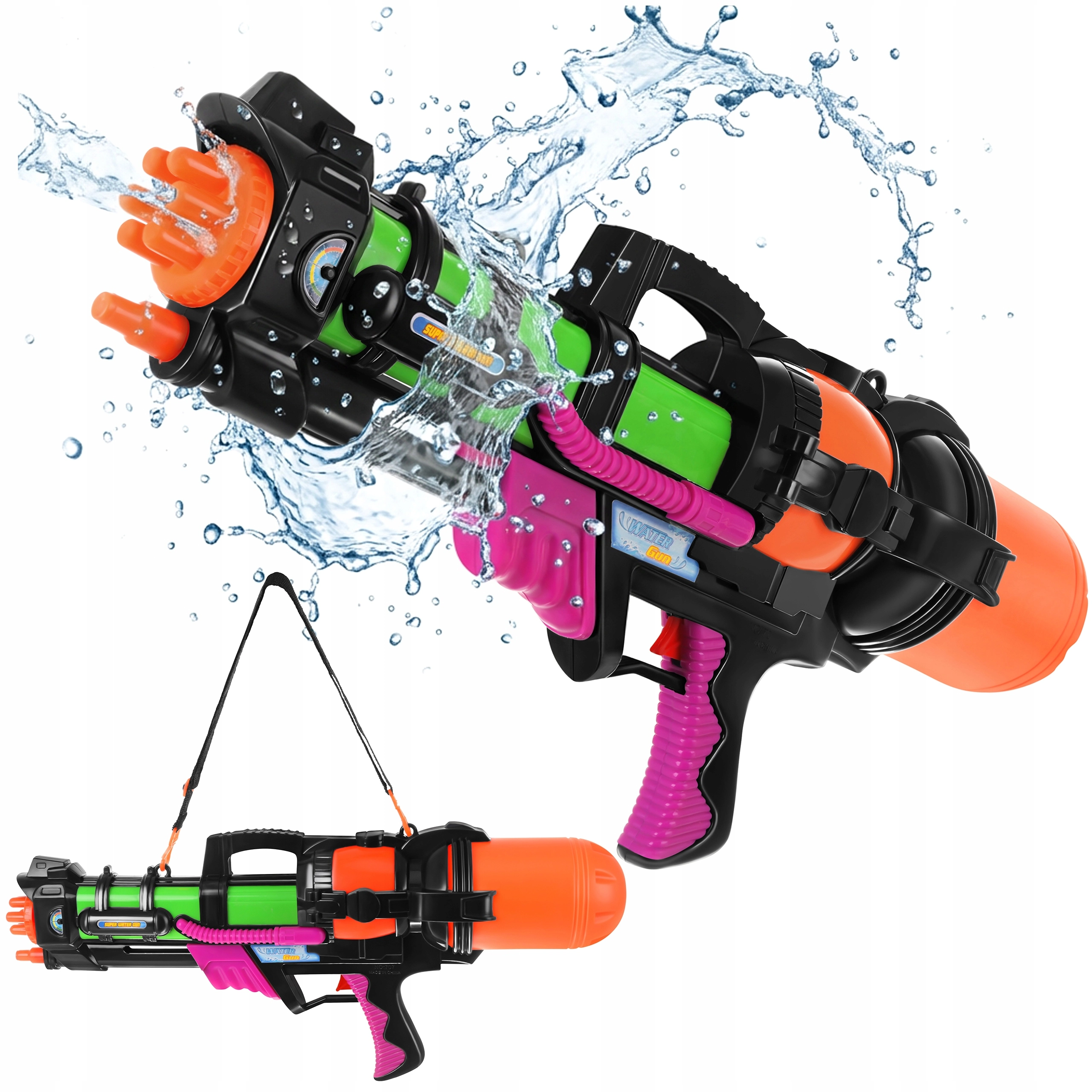 Pistolet na wodę 60cm - Zabawki