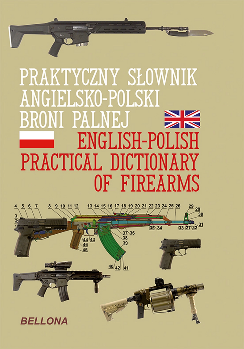 Praktyczny słownik angielsko-polski broni palnej - Książki