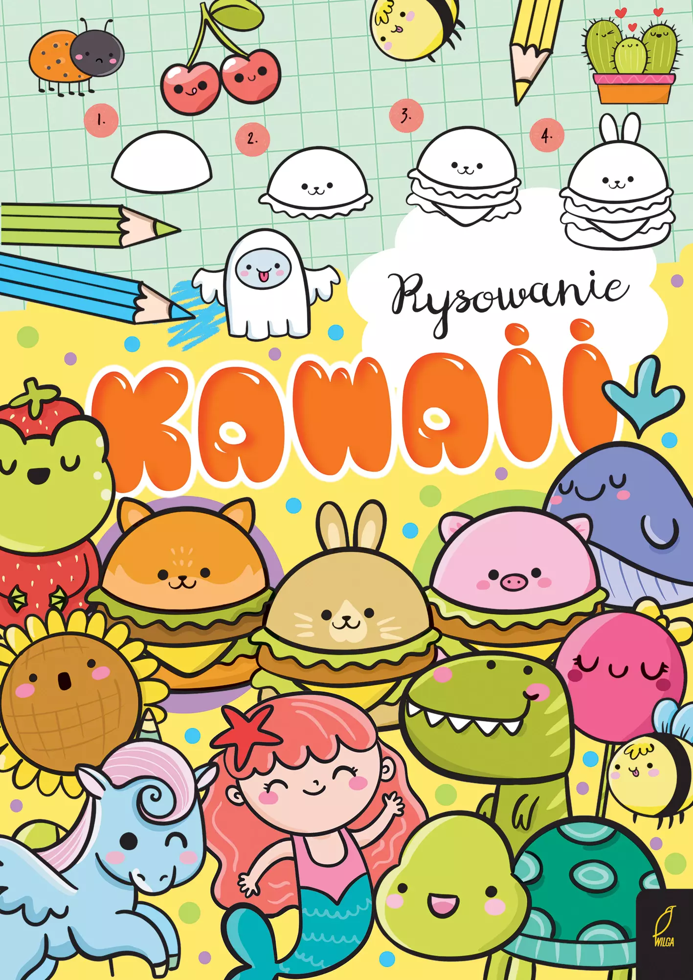 Rysowanie kawaii. Żółta - Książki