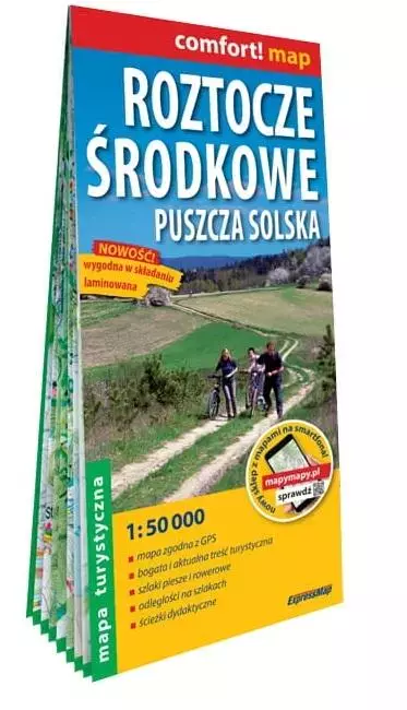 Comfort! map Roztocze Środkowe, Puszcza Solska - Książki