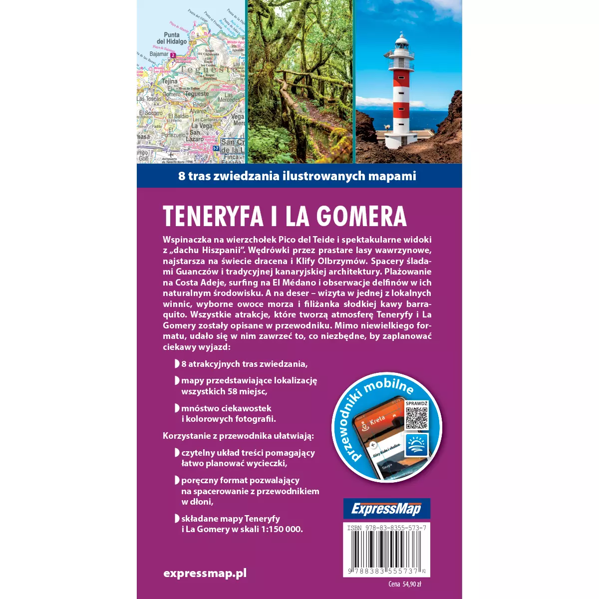 Teneryfa i La Gomera light: przewodnik + mapa - Książki